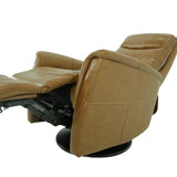 Antonio Leather Power Swivel Recliner - Buckskin - Additional View 3
