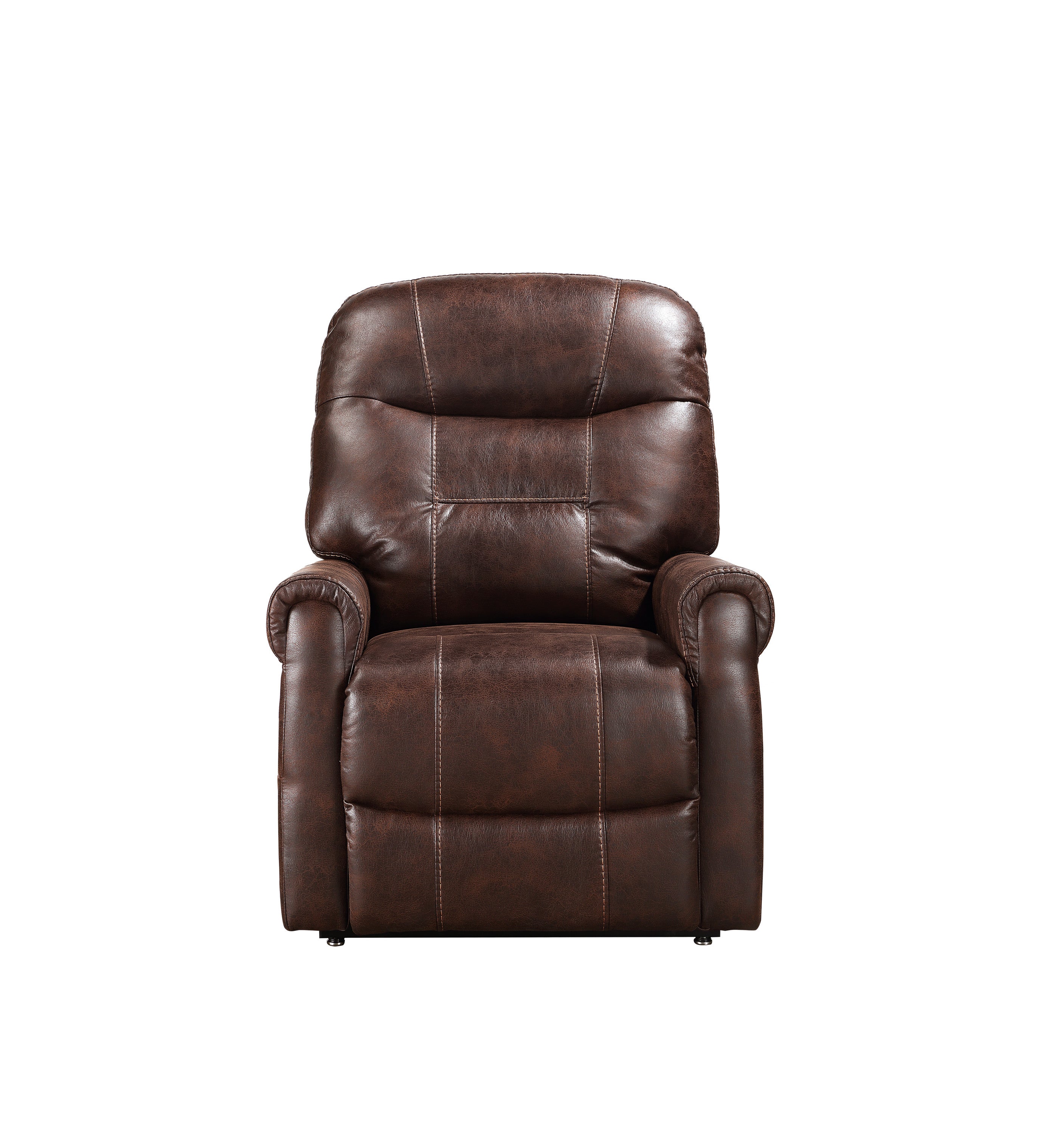 Steve Silver Furniture - Ottawa Lift Chair w/ Heat and Massage - Walnut - Dark Brown Steel|Fabric - Chairs