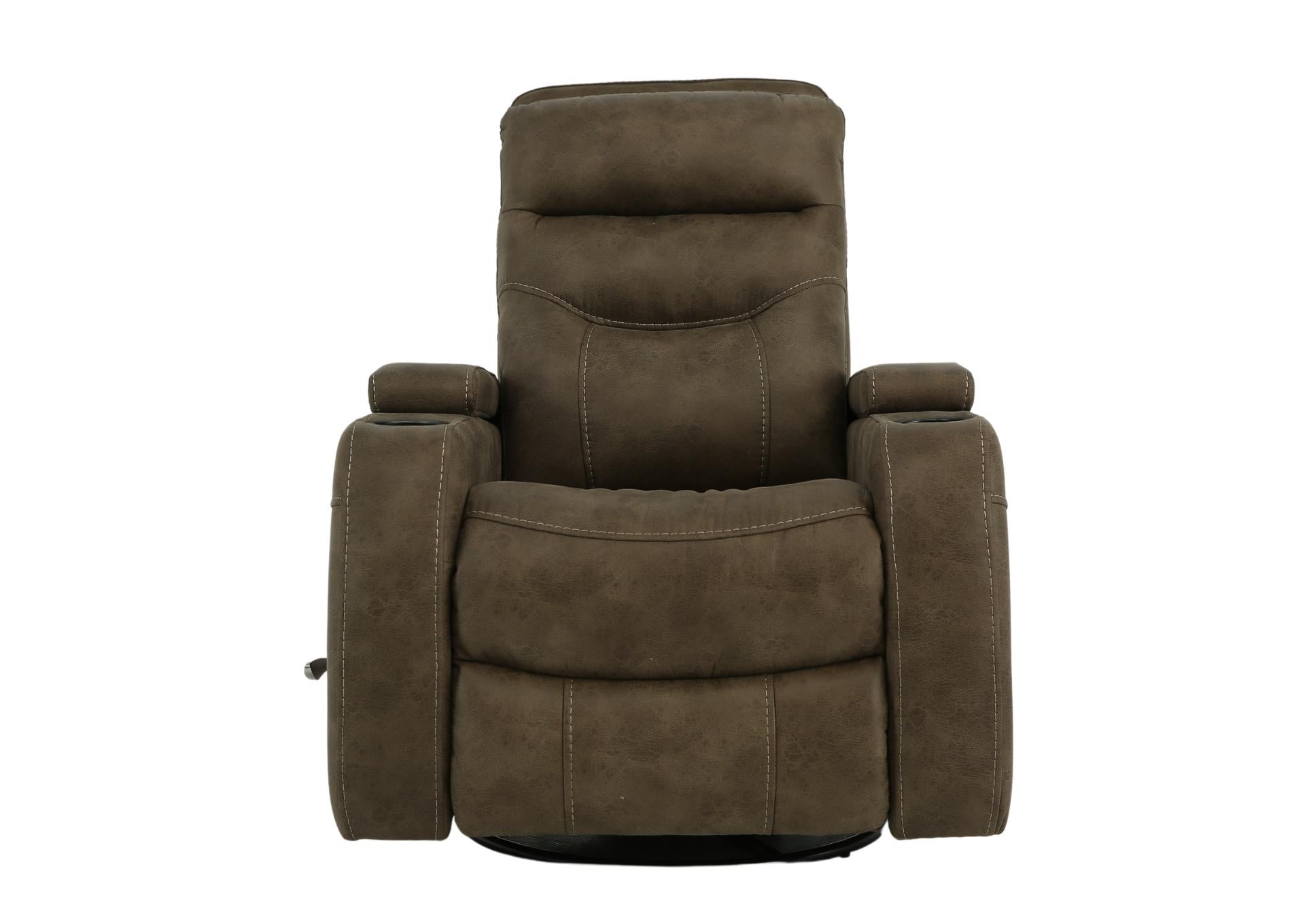 Pecos Swivel Glider Recliner - Tumbleweed