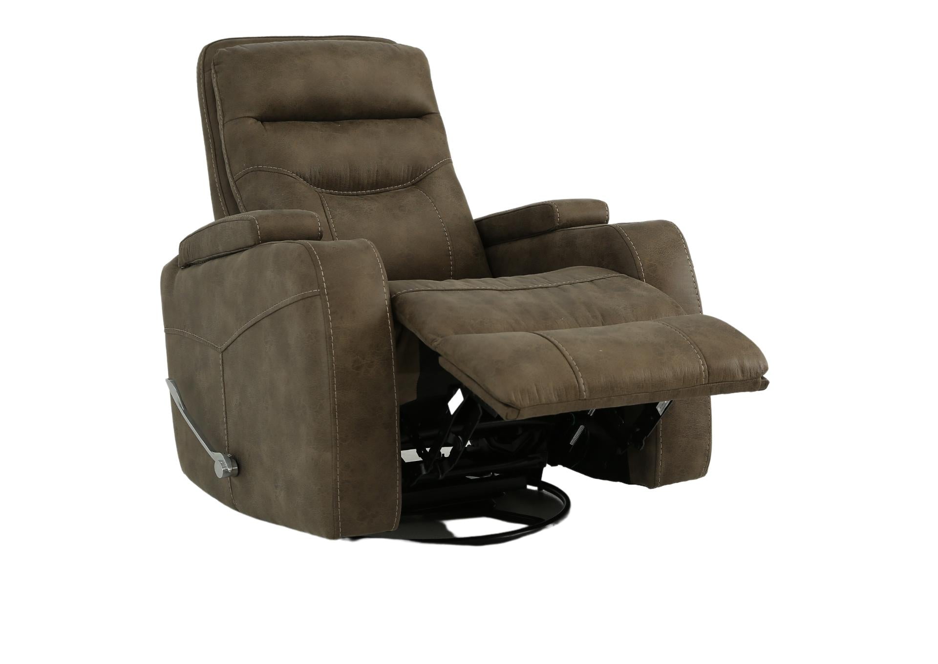 Pecos Swivel Glider Recliner - Tumbleweed - Additional View 2