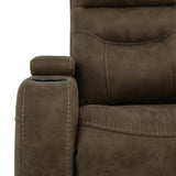 Pecos Swivel Glider Recliner - Tumbleweed - Additional View 3