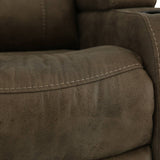 Pecos Swivel Glider Recliner - Tumbleweed - Additional View 5