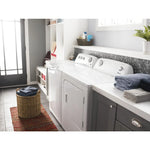 Whirlpool - AMANA ELECTRIC 6.5CY DRYER WITH WRINKLE PREVENT - White - Dryers - Additional View 14