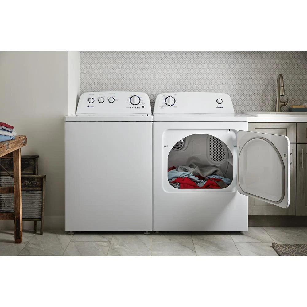 Whirlpool - AMANA ELECTRIC 6.5CY DRYER WITH WRINKLE PREVENT - White - Dryers - Additional View 18