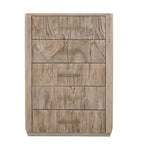 International Furniture Direct - RIVERBEND CHEST - Light Brown Wood - Chests - Additional View 1