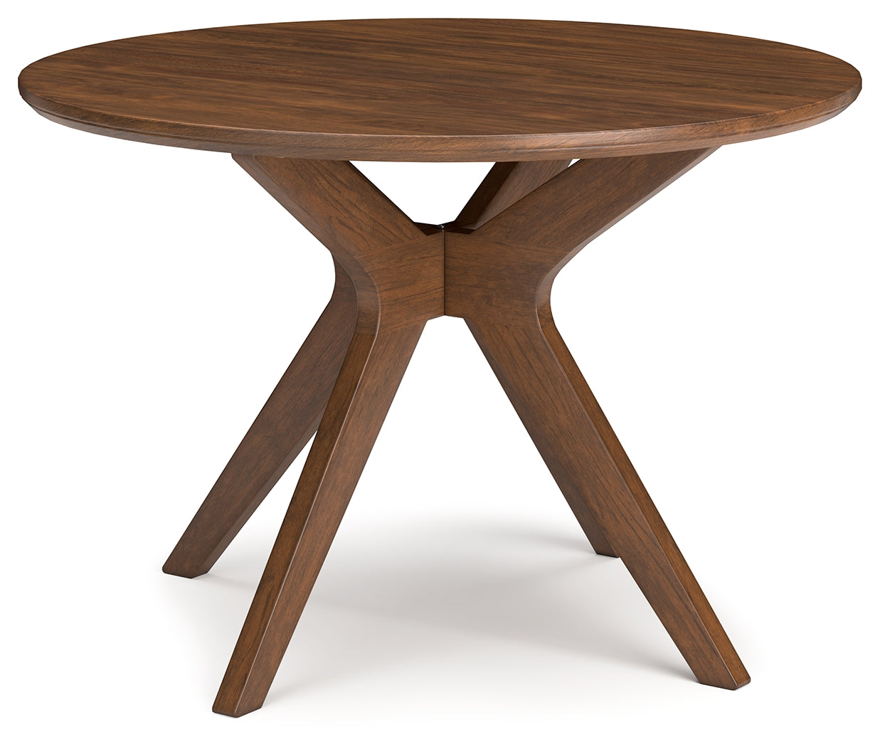 Ashley Furniture - Lyncott Round Dining Table - Dark Brown Wood - Tables