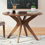 Ashley Furniture - Lyncott Round Dining Table - Dark Brown Wood - Tables - Additional View 1