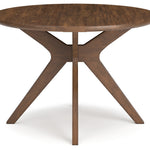 Ashley Furniture - Lyncott Round Dining Table - Dark Brown Wood - Tables - Additional View 2