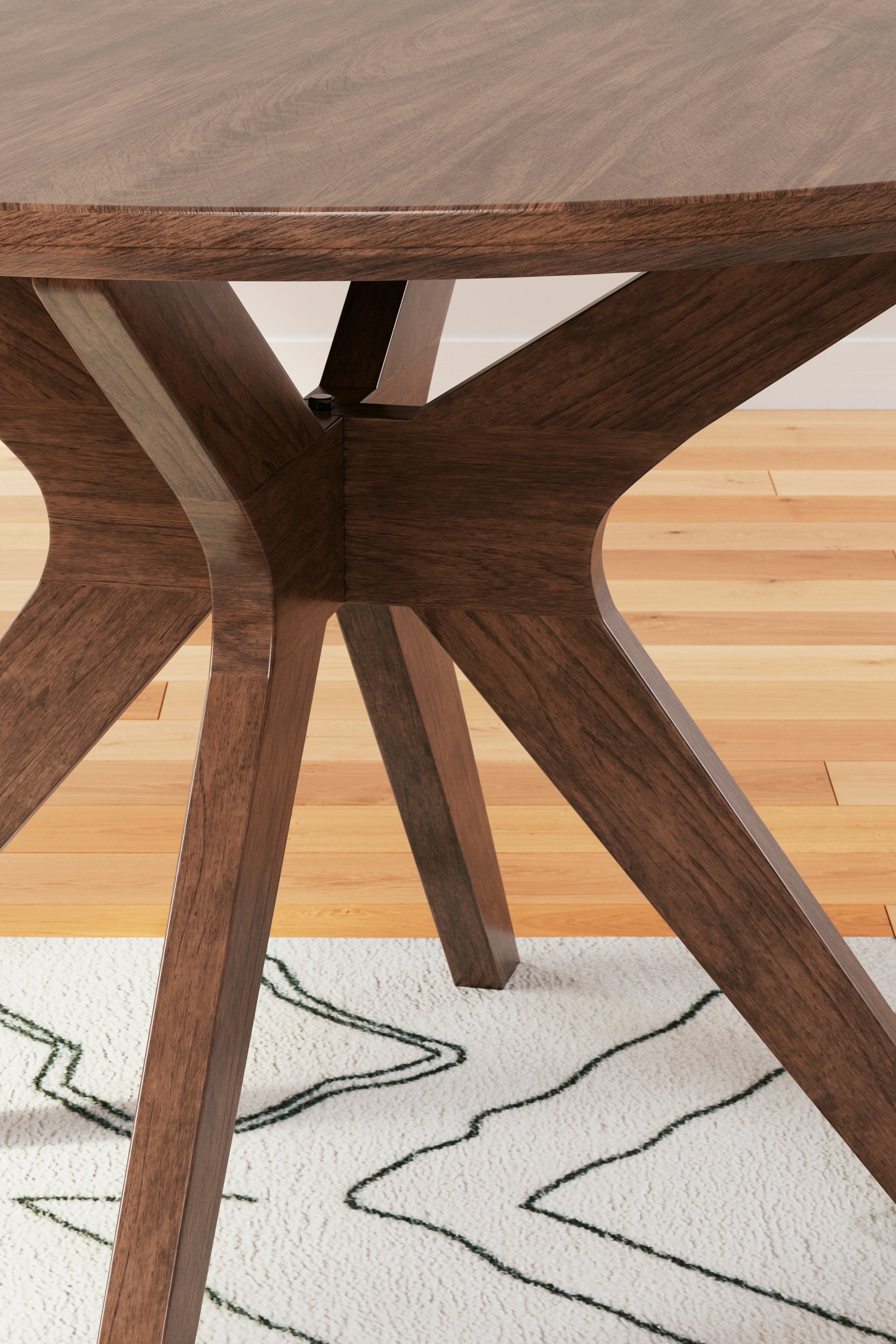 Ashley Furniture - Lyncott Round Dining Table - Dark Brown Wood - Tables - Additional View 4