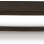 Ashley Furniture - BRECKINGTON COCKTAIL TABLE - Dark Brown Wood - Tables - Additional View 2