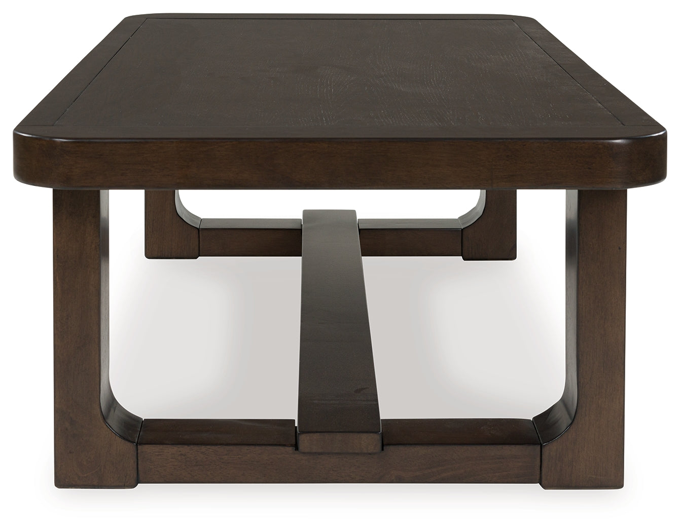 Ashley Furniture - BRECKINGTON COCKTAIL TABLE - Dark Brown Wood - Tables - Additional View 3