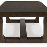 Ashley Furniture - BRECKINGTON COCKTAIL TABLE - Dark Brown Wood - Tables - Additional View 3