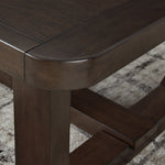 Ashley Furniture - BRECKINGTON COCKTAIL TABLE - Dark Brown Wood - Tables - Additional View 5