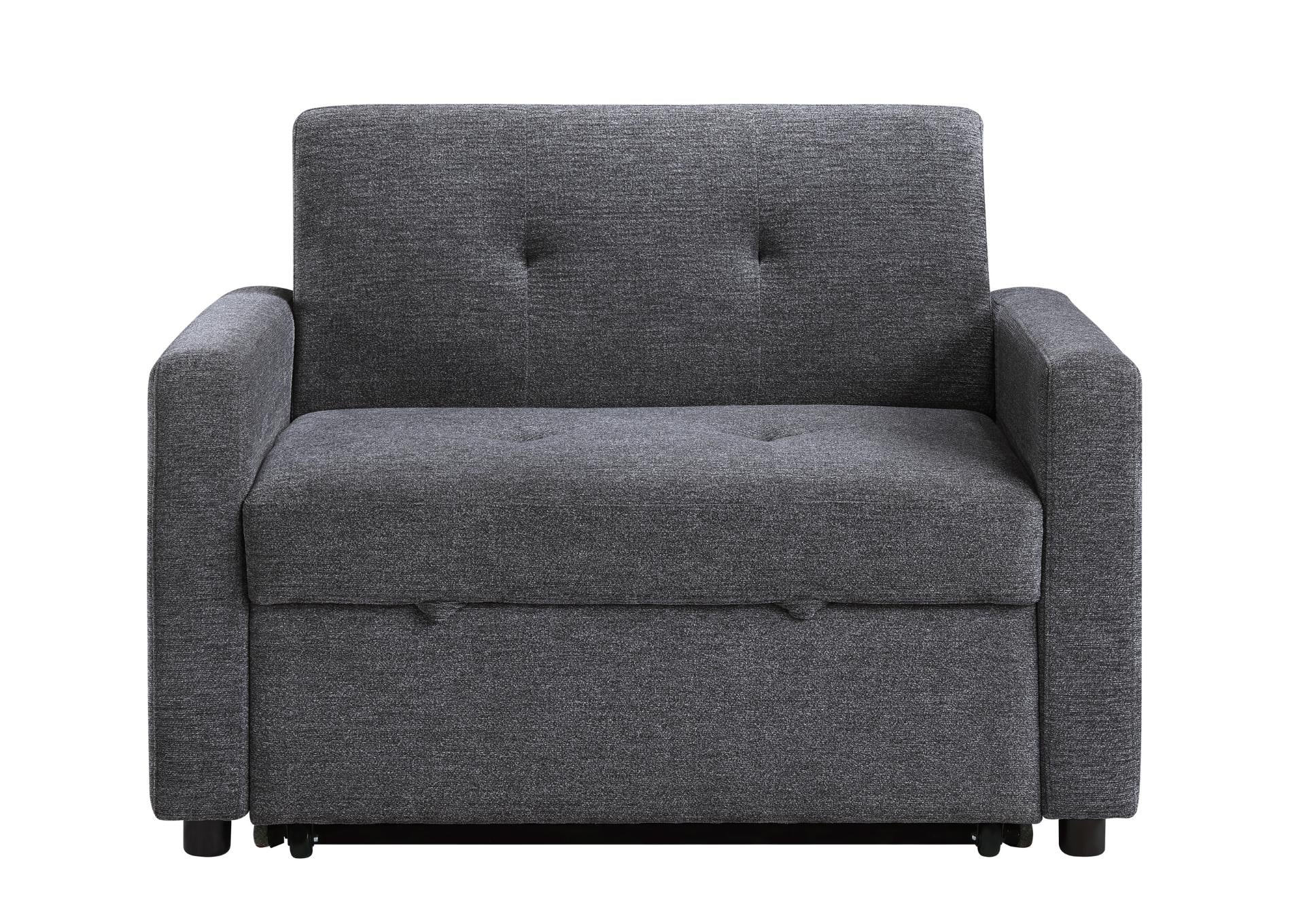 Noah Chair With Twin Sleeper - Gray