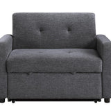 Noah Chair With Twin Sleeper - Gray