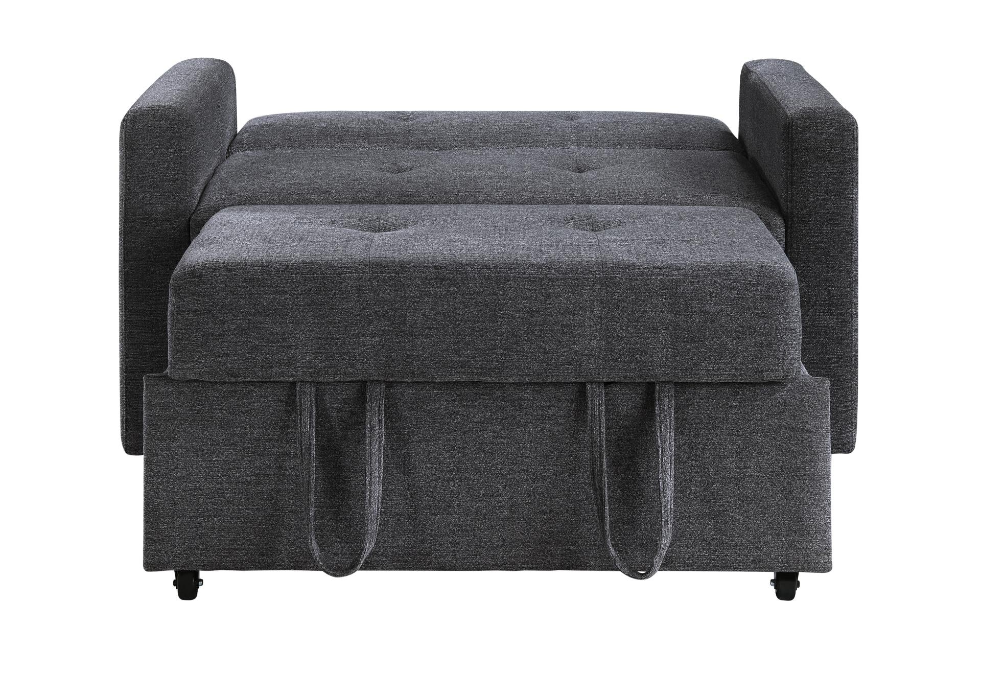 Noah Chair With Twin Sleeper - Gray - Additional View 5