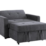 Noah Chair With Twin Sleeper - Gray - Additional View 7