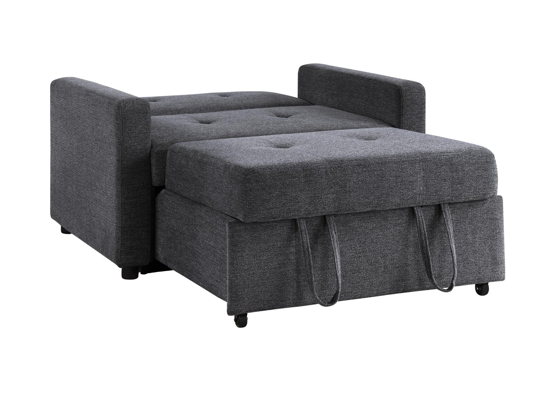 Noah Chair With Twin Sleeper - Gray - Additional View 8