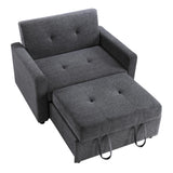 Noah Chair With Twin Sleeper - Gray - Additional View 9