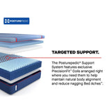 Tempur Sealy - ALBANY II HYBRID MEDIUM QUEEN MATTRESS - Blue Fabric - Mattresses - Additional View 11