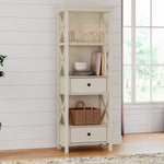 Ashley Furniture - BOLANBURG DISPLAY CABINET - White Wood - Cabinets - Additional View 1