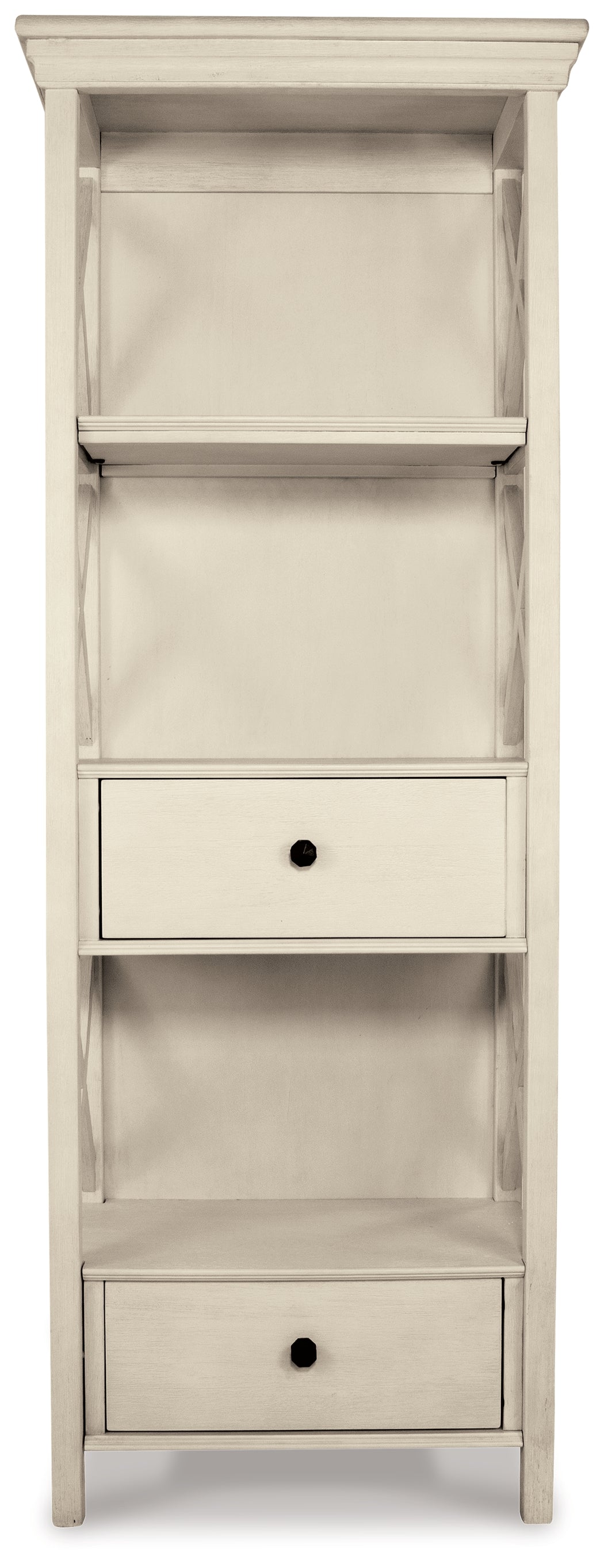 Ashley Furniture - BOLANBURG DISPLAY CABINET - White Wood - Cabinets - Additional View 2