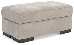 Ashley Furniture - HIGH PROFILE TAUPE OTTOMAN - Beige Fabric - Ottomans