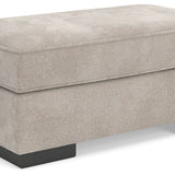 Ashley Furniture - HIGH PROFILE TAUPE OTTOMAN - Beige Fabric - Ottomans