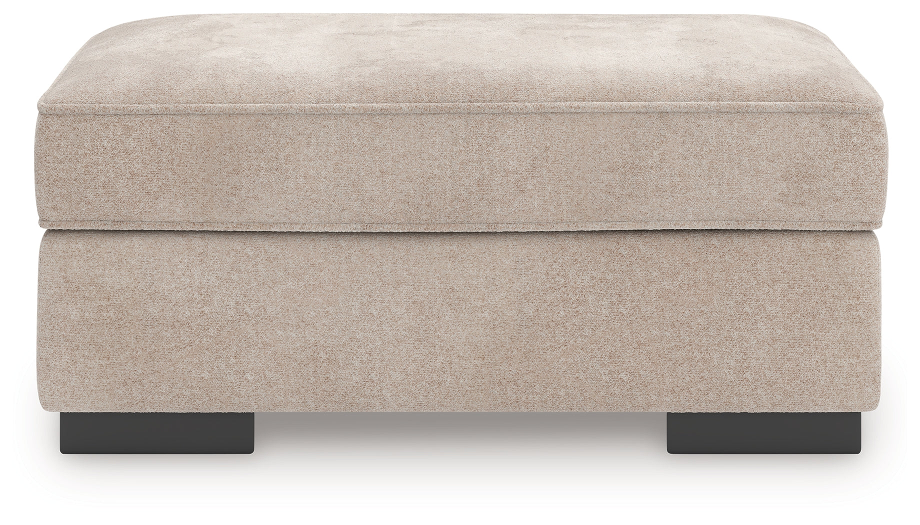 Ashley Furniture - HIGH PROFILE TAUPE OTTOMAN - Beige Fabric - Ottomans - Additional View 2
