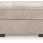 Ashley Furniture - HIGH PROFILE TAUPE OTTOMAN - Beige Fabric - Ottomans - Additional View 2