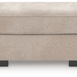 Ashley Furniture - HIGH PROFILE TAUPE OTTOMAN - Beige Fabric - Ottomans - Additional View 2