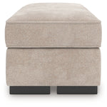 Ashley Furniture - HIGH PROFILE TAUPE OTTOMAN - Beige Fabric - Ottomans - Additional View 3