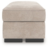 Ashley Furniture - HIGH PROFILE TAUPE OTTOMAN - Beige Fabric - Ottomans - Additional View 3
