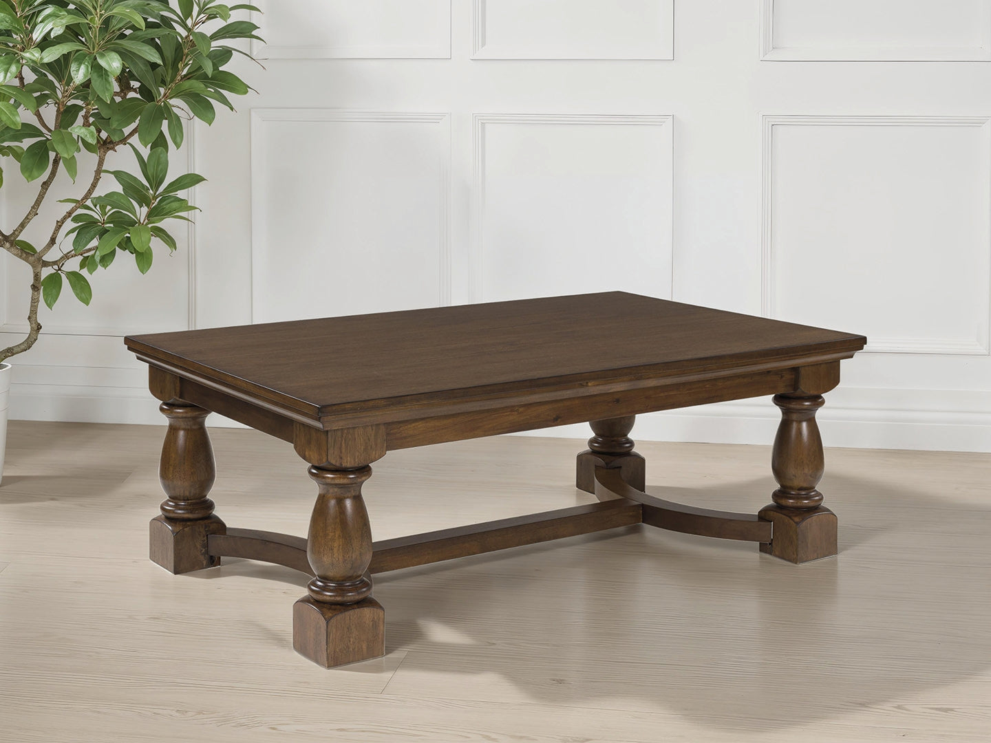 Ashley Furniture - STURLAYNE COCKTAIL TABLE - Dark Brown Wood - Tables - Additional View 1