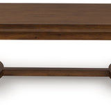 Ashley Furniture - STURLAYNE COCKTAIL TABLE - Dark Brown Wood - Tables - Additional View 2