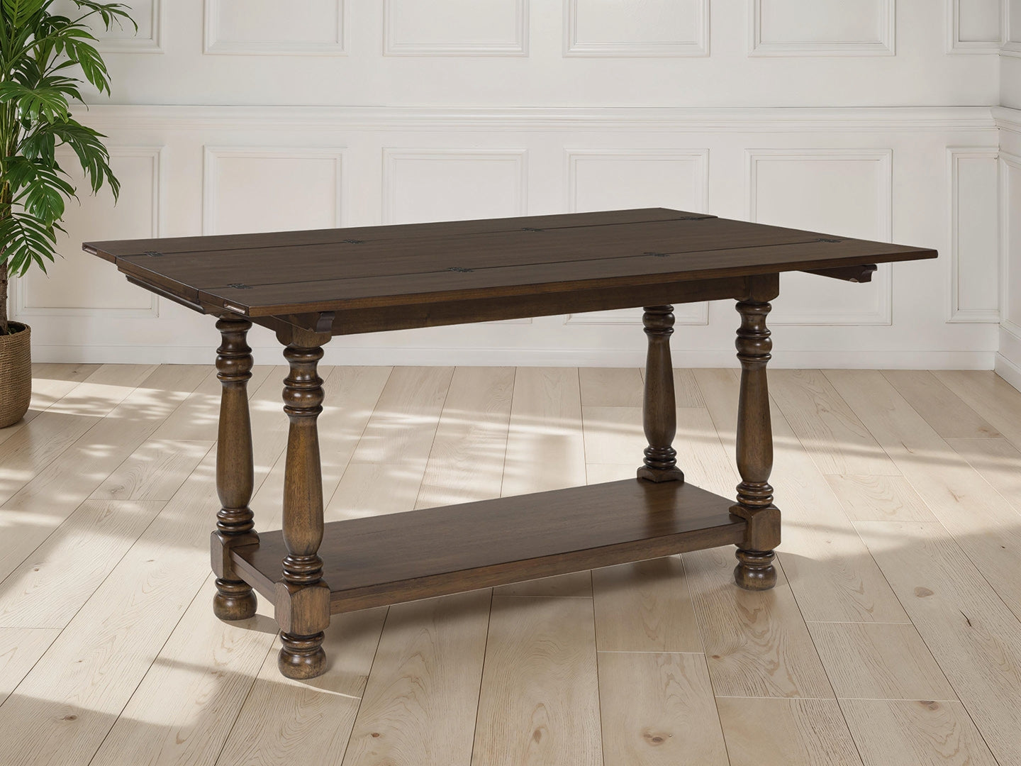 Ashley Furniture - STURLAYNE END TABLE - Dark Brown Wood - Tables - Additional View 1