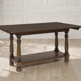 Ashley Furniture - STURLAYNE END TABLE - Dark Brown Wood - Tables - Additional View 1