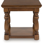 Ashley Furniture - STURLAYNE END TABLE - Dark Brown Wood - Tables - Additional View 2