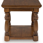Ashley Furniture - STURLAYNE END TABLE - Dark Brown Wood - Tables - Additional View 3