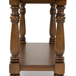 Ashley Furniture - STURLAYNE FLIP TOP SOFA TABLE - Dark Brown Wood - Tables - Additional View 4