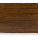 Ashley Furniture - STURLAYNE FLIP TOP SOFA TABLE - Dark Brown Wood - Tables - Additional View 6