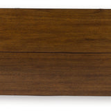 Ashley Furniture - STURLAYNE FLIP TOP SOFA TABLE - Dark Brown Wood - Tables - Additional View 6