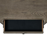 Elements International - KINGS COURT GREY CHEST - Dark Gray Wood - Chests - Additional View 4