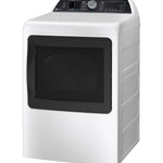 GE PROFILE WHITE 7.4CU ELECTRIC DRYER - White|Black - Dryers - Additional View 3