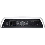 GE PROFILE WHITE 7.4CU ELECTRIC DRYER - White|Black - Dryers - Additional View 4