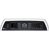 GE PROFILE WHITE 7.4CU ELECTRIC DRYER - White|Black - Dryers - Additional View 4