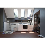 GE PROFILE WHITE 7.4CU ELECTRIC DRYER - White|Black - Dryers - Additional View 6