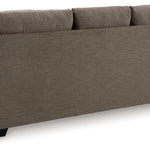Ashley Furniture - Stonemeade Queen Sofa Sleeper - Nutmeg - Dark Brown Fabric - Sofas - Additional View 4