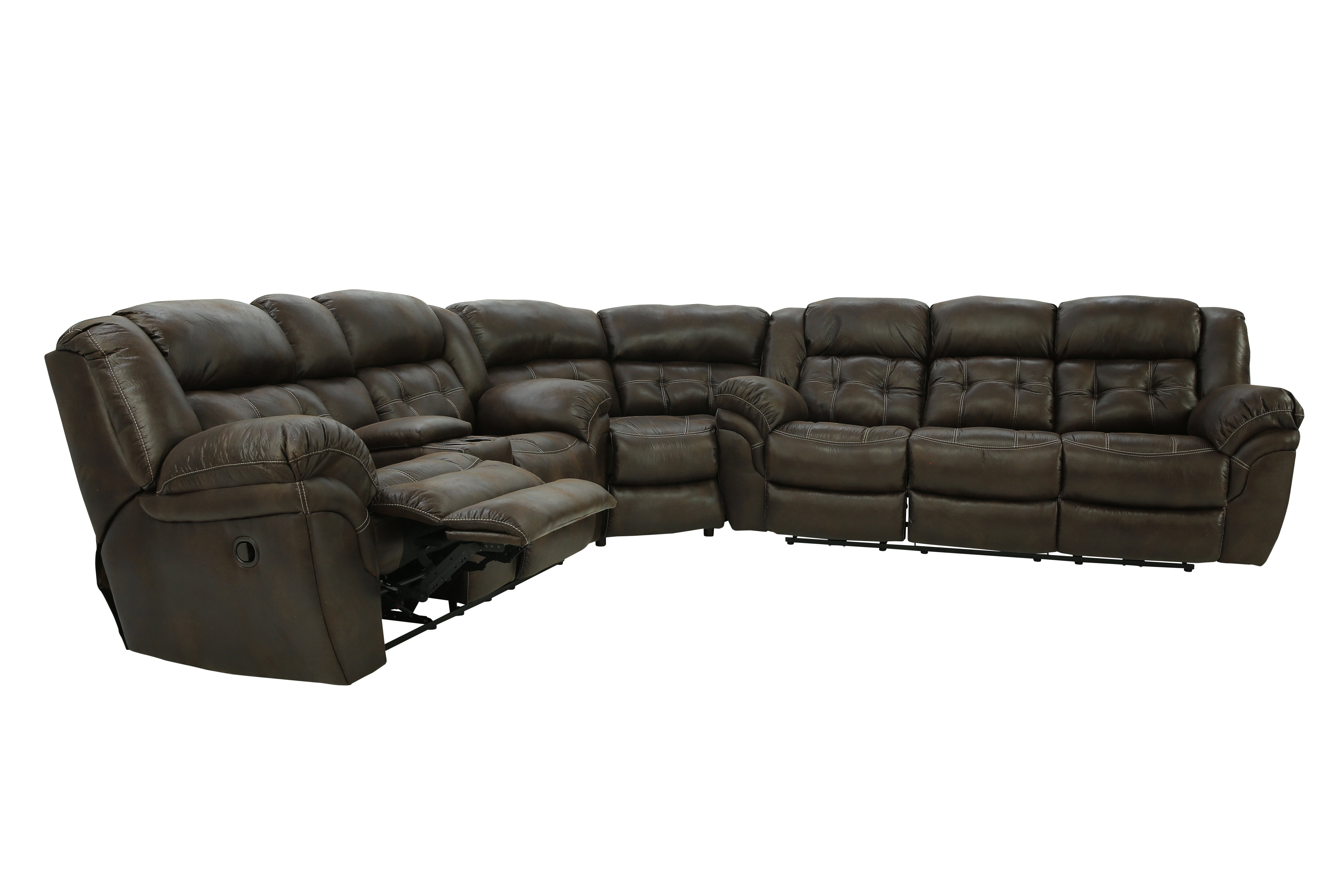 Haygen 3 Piece Sectional - Espresso