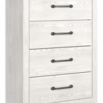 Ashley Furniture - GERRIDAN 4 DRAWER CHEST - White Wood - Chests - Additional View 1